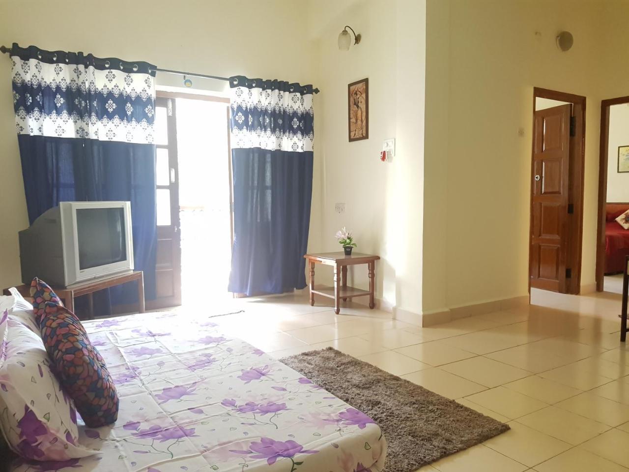 1 bedroom spacious apartment in Calangute Buitenkant foto